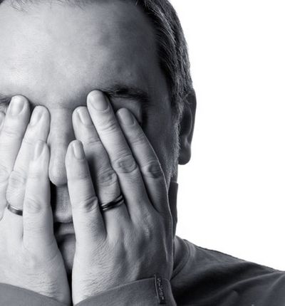 Hiding face