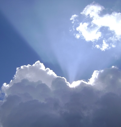 Himmel mit Wolken