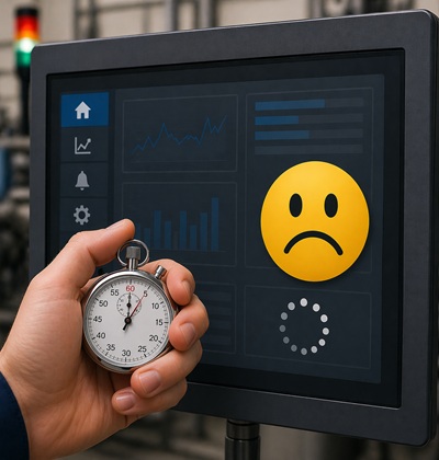 Langsame grafische Benutzeroberfläche